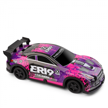 CARRO WLTOYS 1/22 ER19 RTATAMINA RACING 4WD LED SHELL 15KM PINK 22206
