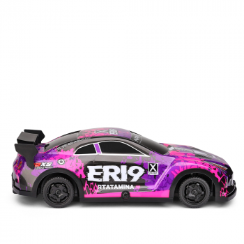 CARRO WLTOYS 1/22 ER19 RTATAMINA RACING 4WD LED SHELL 15KM PINK 22206