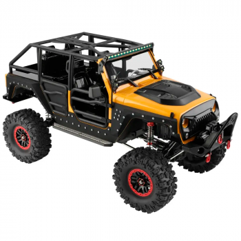 CARRO WLTOYS 1/10 DRIVING ROCK CRAWLER CLIMBING 11KM 4WD YELLOW 104026