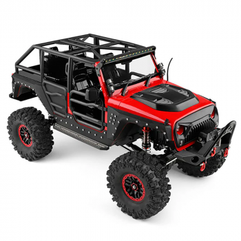 CARRO WLTOYS 1/10 DRIVING ROCK CRAWLER CLIMBING 11KM 4WD RED 104026