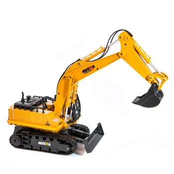 ESCAVADEIRA HUINA 1/16 COM ESTEIRA 2IN1 BULLDOZER 11CH 1531