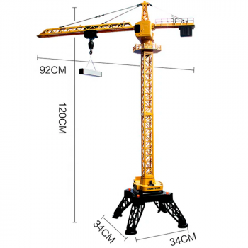 GUINDASTE HUINA 1/14 ALLOY TOWER CRANE 12CH 1585