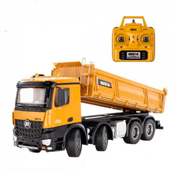 CAMINHAO HUINA 1/14 RC DUMP TRUCK BASCULANTE 12CH 1536