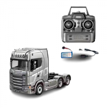 CAMINHAO HUINA 1/18 SCANIA 770 S V8 TRUCK 19CH GREY 1501