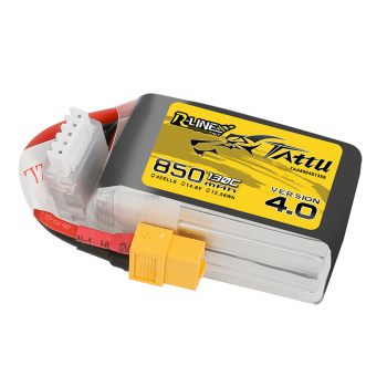 GENS ACE TATTU 14.8V 850MAH 130C 4S R-LINE VERSION 4.0 XT60 PLUG