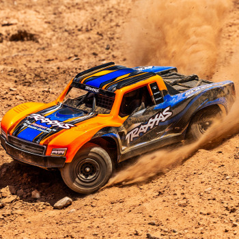 CARRO TRAXXAS MINI SLASH 4WD SHORT COURSE RTR BL-2S ORANGE 108164-1 CARRO TRAXXAS MINI SLASH 4WD SHORT COURSE RTR BL-2S ORANGE 108164-1