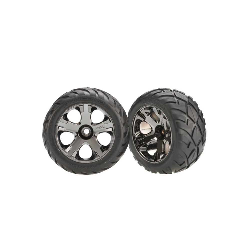 RODA TRAXXAS ALL-STAR ANACONDA BLK CHRM 2.8 RODA TRAXXAS ALL-STAR ANACONDA BLK CHRM 2.8