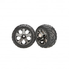 RODA TRAXXAS ALL-STAR ANACONDA BLK CHRM 2.8 RODA TRAXXAS ALL-STAR ANACONDA BLK CHRM 2.8