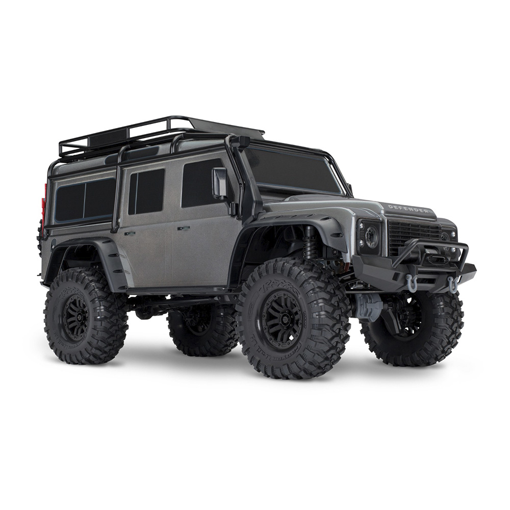CARRO TRAXXAS 1/10 TRX-4 LAND ROVER DEFENDER TQI SILVER 82256-4 CARRO TRAXXAS 1/10 TRX-4 LAND ROVER DEFENDER TQI SILVER 82256-4