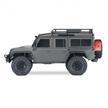 CARRO TRAXXAS 1/10 TRX-4 LAND ROVER DEFENDER TQI SILVER 82256-4 CARRO TRAXXAS 1/10 TRX-4 LAND ROVER DEFENDER TQI SILVER 82256-4