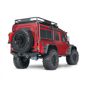 CARRO TRAXXAS 1/10 TRX-4 LAND ROVER DEFENDER TQI RED 82256-4 CARRO TRAXXAS 1/10 TRX-4 LAND ROVER DEFENDER TQI RED 82256-4
