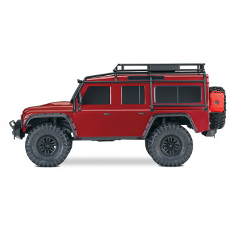 CARRO TRAXXAS 1/10 TRX-4 LAND ROVER DEFENDER TQI RED 82256-4 CARRO TRAXXAS 1/10 TRX-4 LAND ROVER DEFENDER TQI RED 82256-4