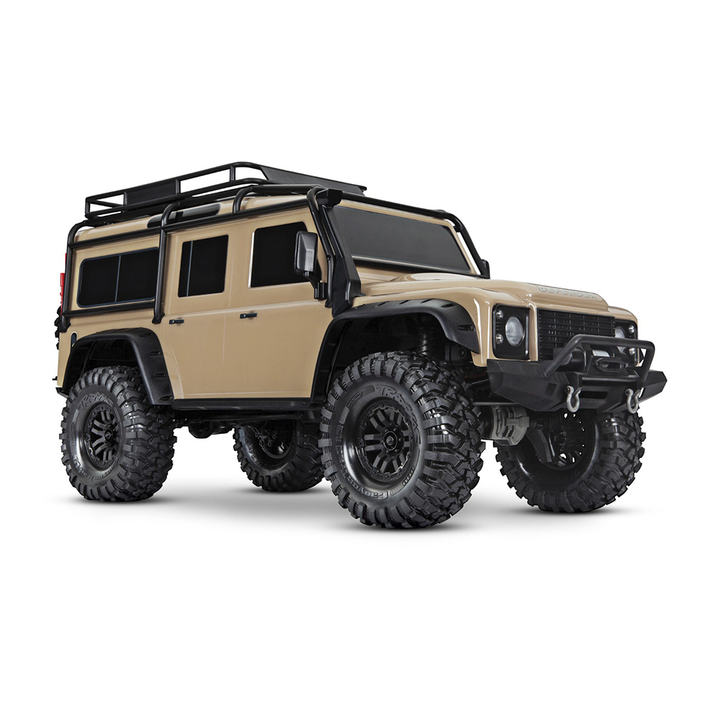 CARRO TRAXXAS 1/10 TRX-4 LAND ROVER DEFENDER TQI SAND 82256-4 CARRO TRAXXAS 1/10 TRX-4 LAND ROVER DEFENDER TQI SAND 82256-4