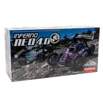 CARRO KYOSHO 1/8 GP INFERNO NEO 4.0 4WD BUGGY RED 33029T1