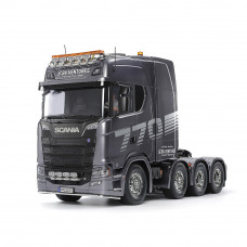 SEMI-TRUCK TAMIYA 1/14 RC SCANIA 770 S 8X4/4 GUN METAL EDITION 56376 SEMI-TRUCK TAMIYA 1/14 RC SCANIA 770 S 8X4/4 GUN METAL EDITION 56376