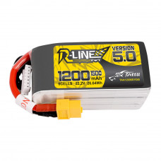 GENS ACE TATTU R-LINE 22.2V 1200MAH 150C 6S 5.0 LIPO XT60 PLUG