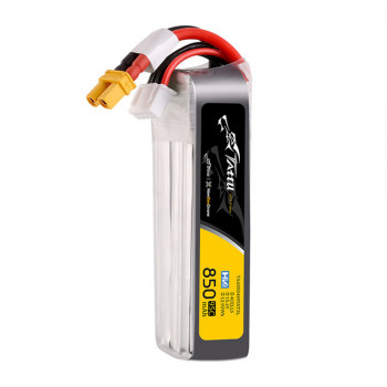 GENS ACE TATTU 15.2V 850MAH 95C HV LIPO LONG PACK XT30 PLUG