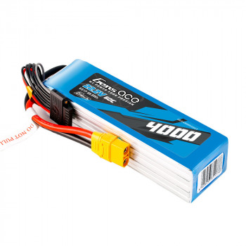 GENS ACE 22.2V 4000MAH 60C 6S LIPO XT90 PLUG