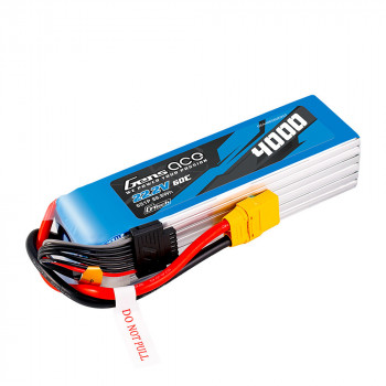 GENS ACE 22.2V 4000MAH 60C 6S LIPO XT90 PLUG