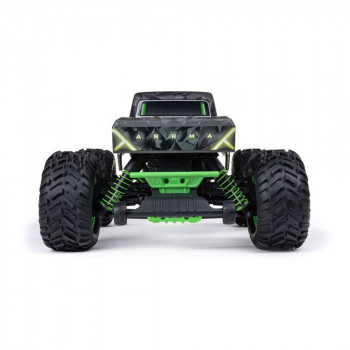 CARRO ARRMA 1/10 QUAKE 223S 2WD BLX MONSTER TRUCK GREEN ARA3537T2