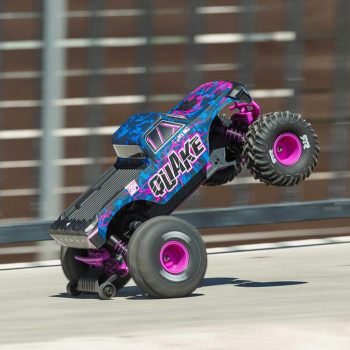 CARRO ARRMA 1/10 QUAKE 223S 2WD BLX MONSTER TRUCK PURPLE ARA3537T3
