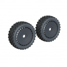 RODA ARRMA DBOOTS '2-HO' TIRE SET GLUED 17MM ARA550118