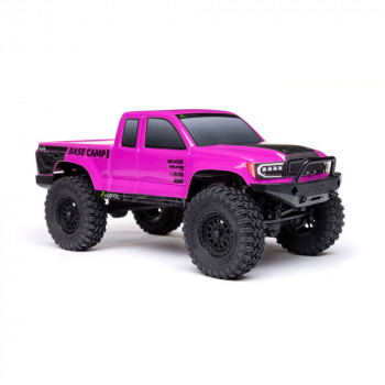 CARRO AXIAL 1/24 SCX24 BASE CAMP 4WD RTR PINK AXI-1219T3