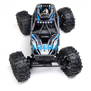 CARRO AXIAL 1/18 UTB18 CAPRA 4WS 4WD RTR ROCK CRAWLER BLUE AXI-1750T1