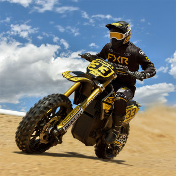 RODA PROLINE DUNLOP GEOMAX MX33 CR4 FRONT MTD BLACK PRO1022910