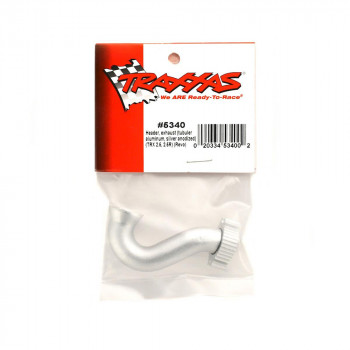 TRAXXAS ACC REVO/SLAYER EXHAUST HEADER SILVER 2.5 2.5R 5340 TRAXXAS ACC REVO/SLAYER EXHAUST HEADER SILVER 2.5 2.5R 5340