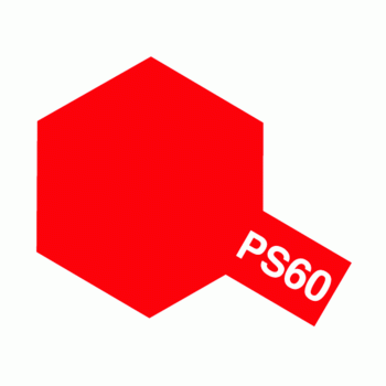 SPRAY PS-60 BRIGHT MICA RED TAMIYA 86060