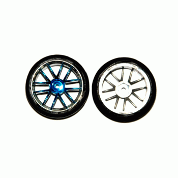 HT RODA BLUE CROMADA 1/10SET 2PC 02020PB