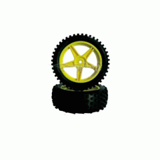 HT RODA FRONT YELLOW 1/10 2PC 06010Y