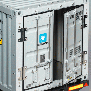 TAMIYA ACC CONTAINER TRAILER MAERSK 40FT 3 EIXO 56326