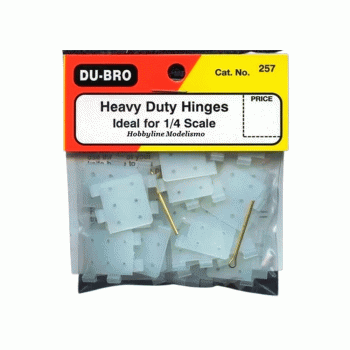 DUB257 HEAVY DUTY NYLON HINGES DOBRADICAS 15/PKG