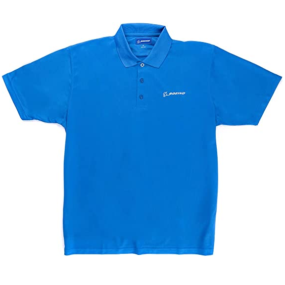 BOEING POLO TECH JACQUARD ROYAL (4) XLARGE 11001002040