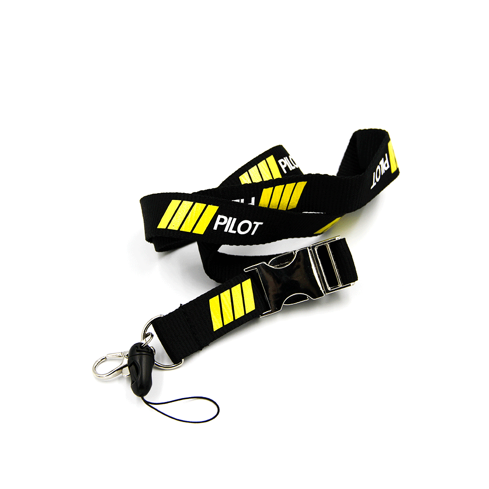 KEYCHAIN LANYARD PILOT IIII (BLACK)