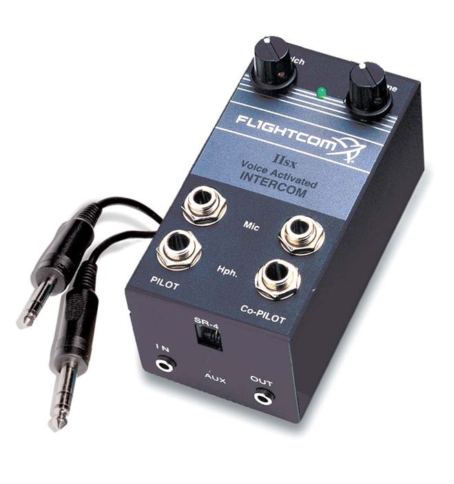 FLIGHTCOM INTERCOM PORTABLE IISX VOICE ACTIVATED 101-0220-00