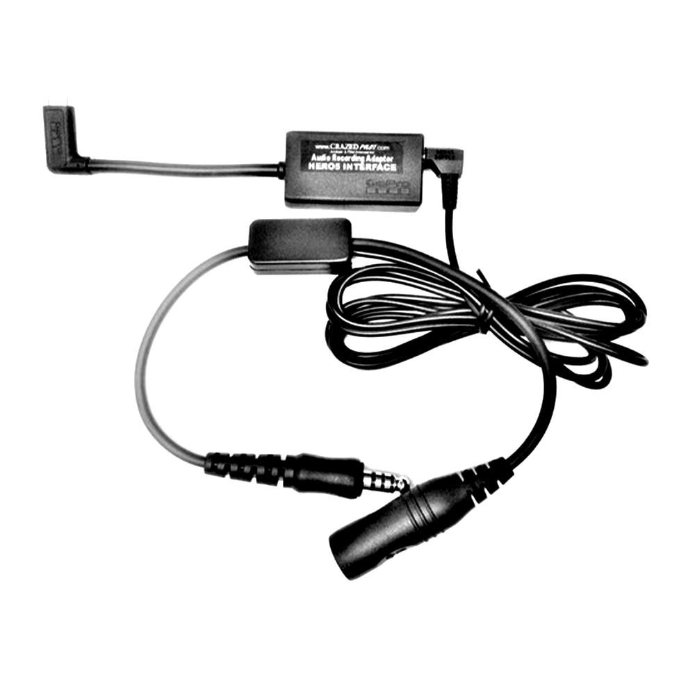 CRAZEDPILOT HEADSET IPHONE RECORDER ADAPTER