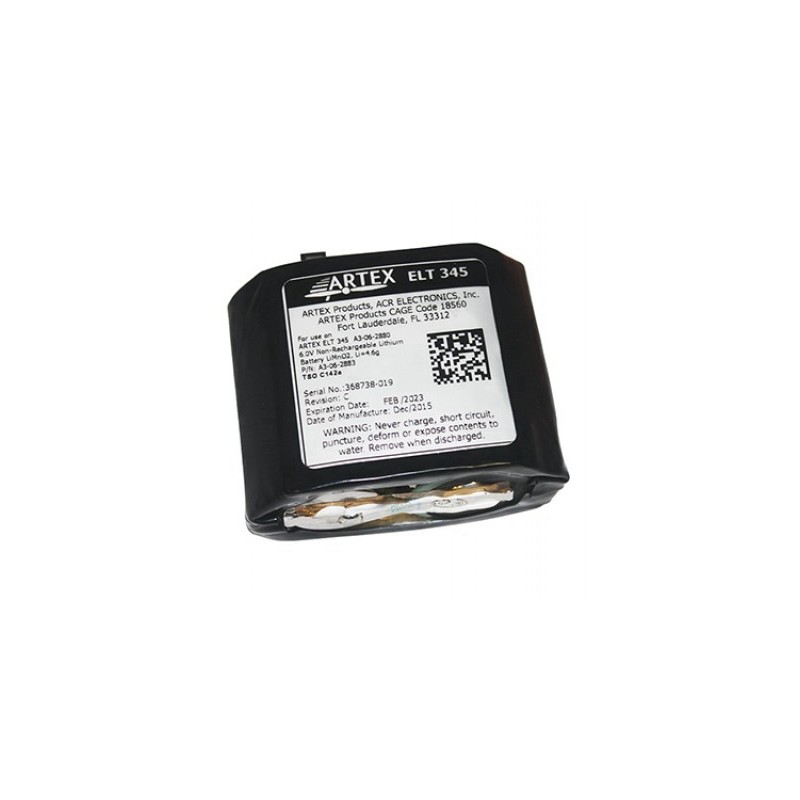 ACR/ARTEX BATTERY ARTEX 8322 ELT345