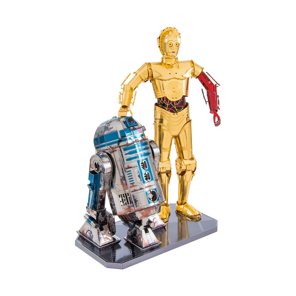 FASCINATIONS INC METAL EARTH MMG276 DELUXE SET C-3PO & R2-D2
