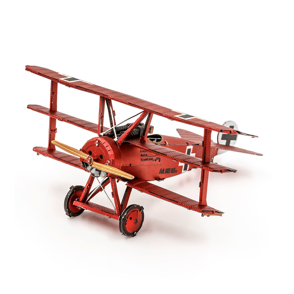 FASCINATIONS INC METAL EARTH MMS210 FOKKER DR-I TRIPLANE