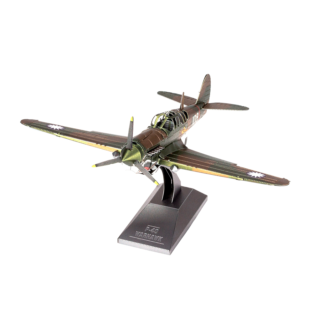 FASCINATIONS INC METAL EARTH MMS213 P-40 WARHAWK