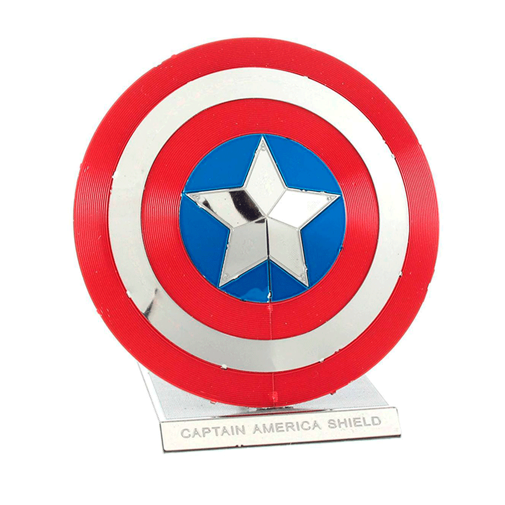 FASCINATIONS INC METAL EARTH MMS321 CAPTAIN AMERICA SHIELD