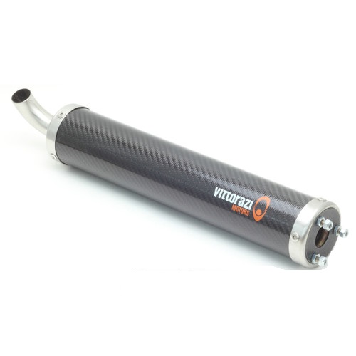VITTORAZI MOSTER185 COMPLETE SILENCER 350MM ASSEMBLED MP167