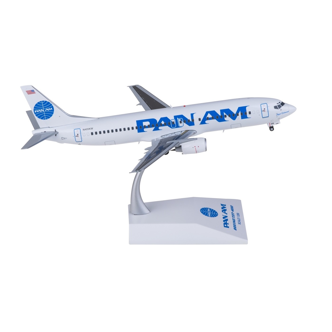JC WINGS 1:200 PAN AM BOEING B737-400 CLIPPER XX20396
