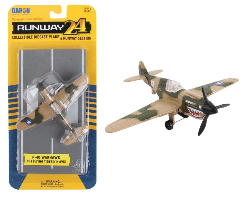 RUNWAY-24 P-40 WARHAWK FLYING TIGERS RW185