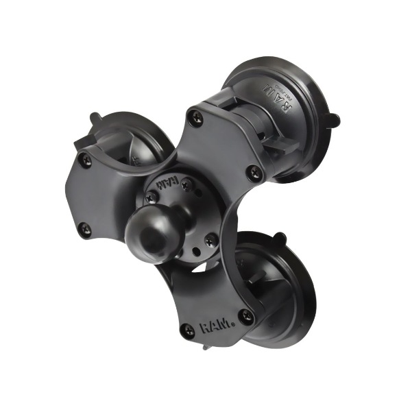 RAM MOUNTS KIT 4 SUCTION TRIPLE MOUNT RAP-365-224-1U (C-SIZE)
