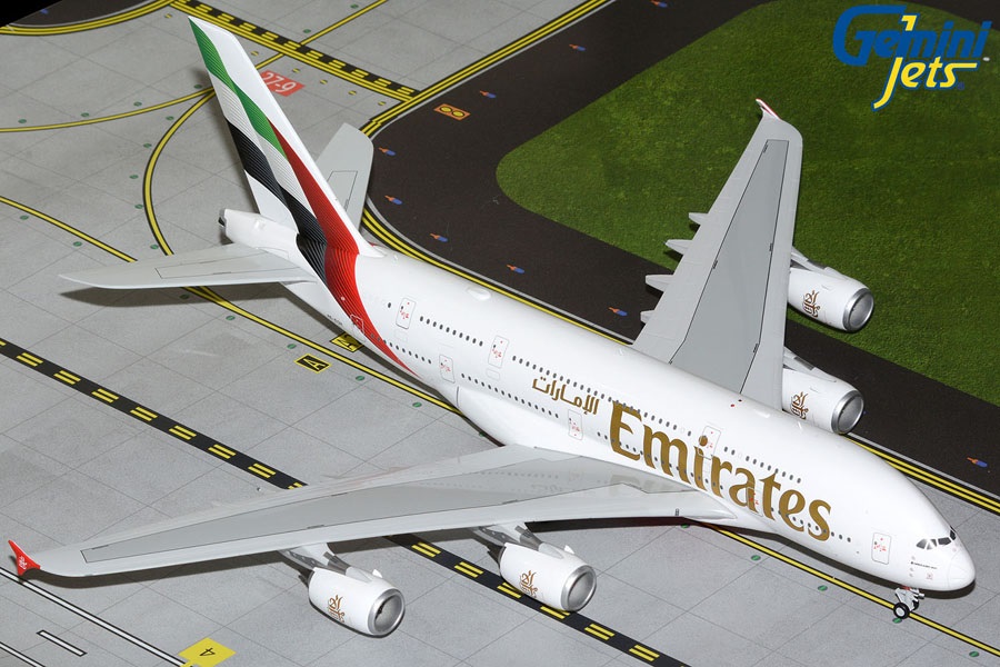 GEMINI JETS 1:200 EMIRATES AIRLINES A380 G2UAE1369