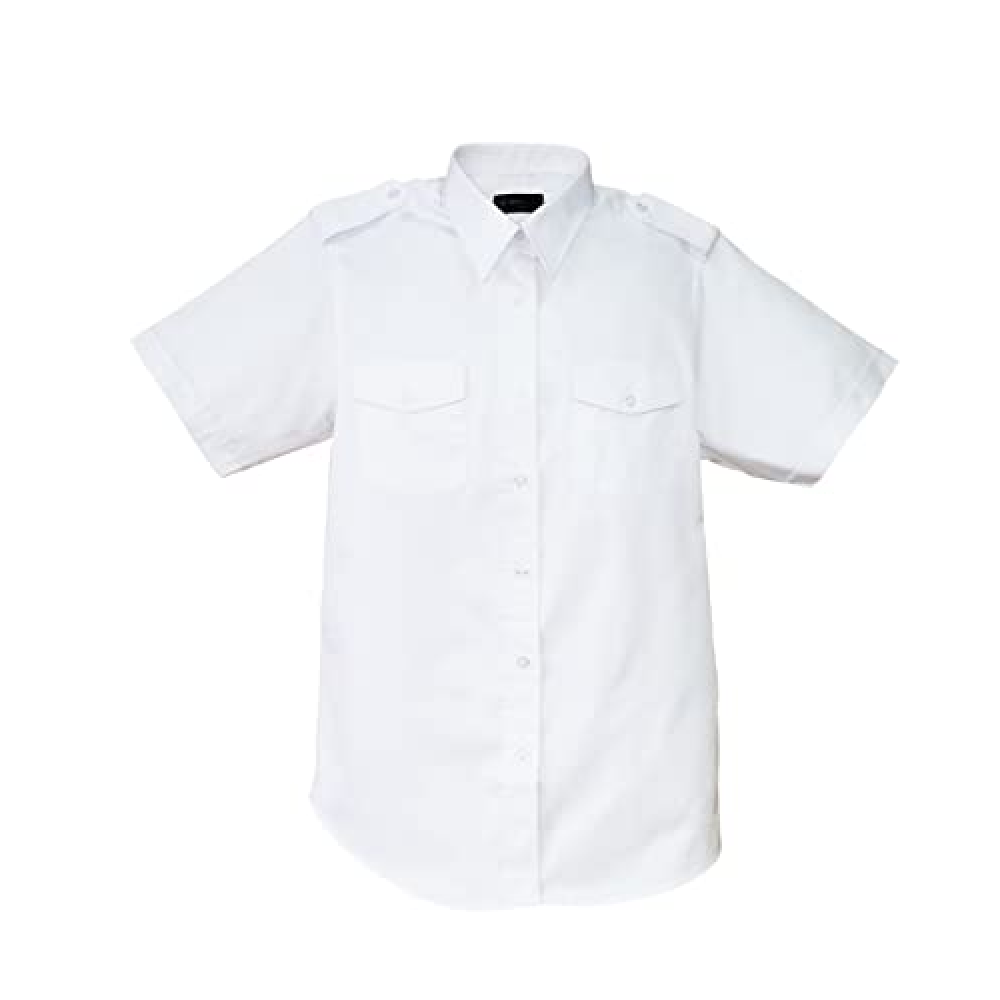 PILOT UNIFORM SHIRT VAN HEUSEN AVIATOR MEN (1) SMALL WVAN503-WHT-14